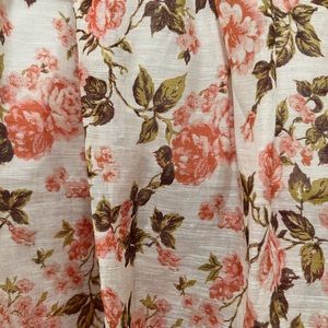 Zimmermann Runway Silk Linen floral skirt